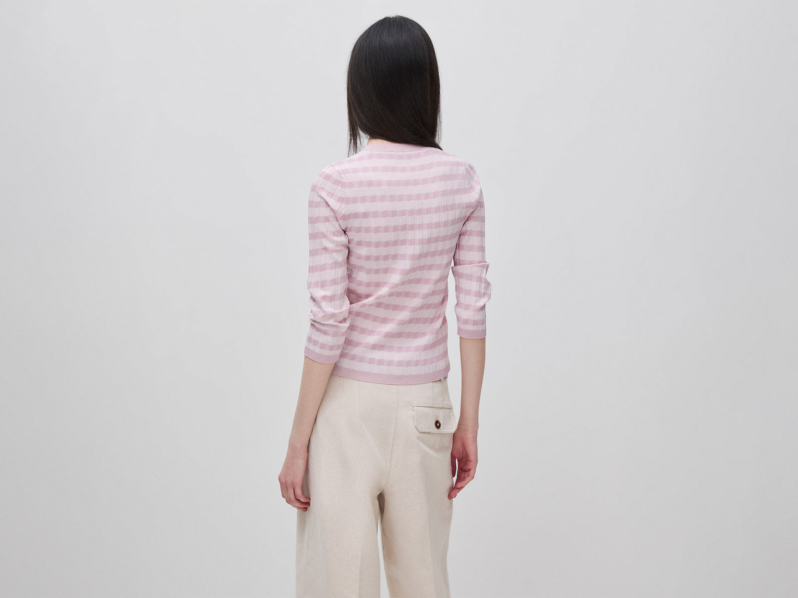 Camisola slim fit às riscas - ucb_image_B