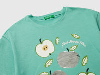T-shirt with print and sequins - ucb_image_DS1