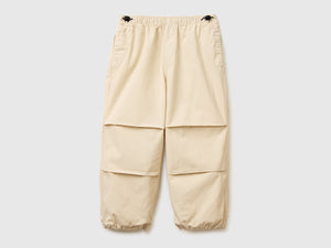 Cotton parachute trousers