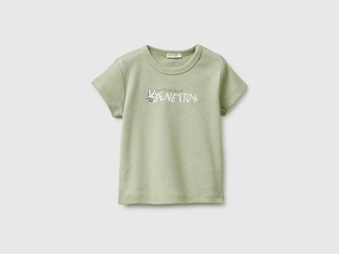 Logo print t-shirt in organic cotton - ucb_image_FS