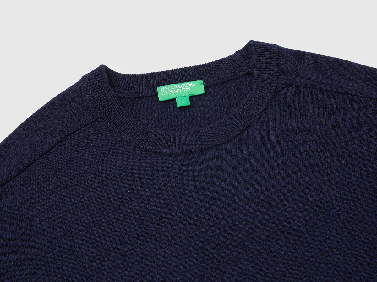Camisola de gola redonda em mistura de caxemira - ucb_image_DS1