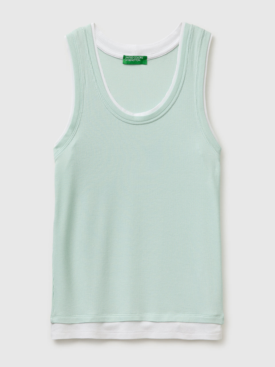 Slim fit ribbed tank top - ucb_image_FS