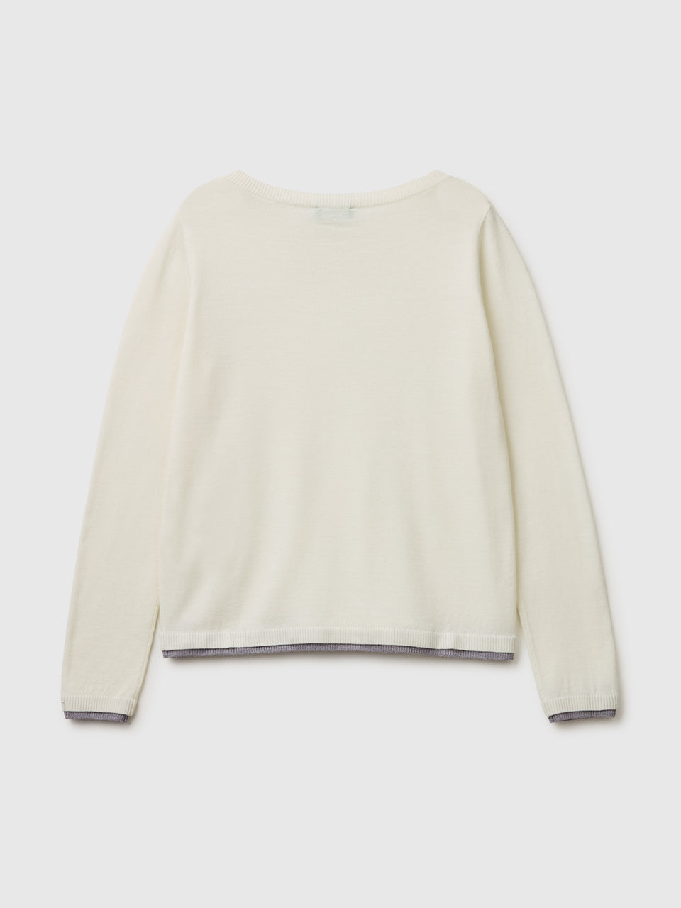 100% Merino wool boat neck sweater - ucb_image_BS