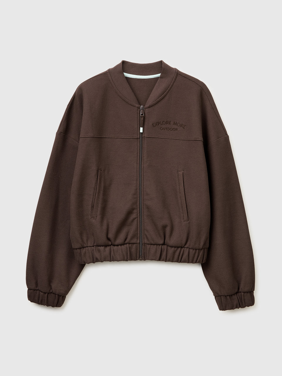 Bomber-style sweatshirt with embroidery - ucb_image_FS