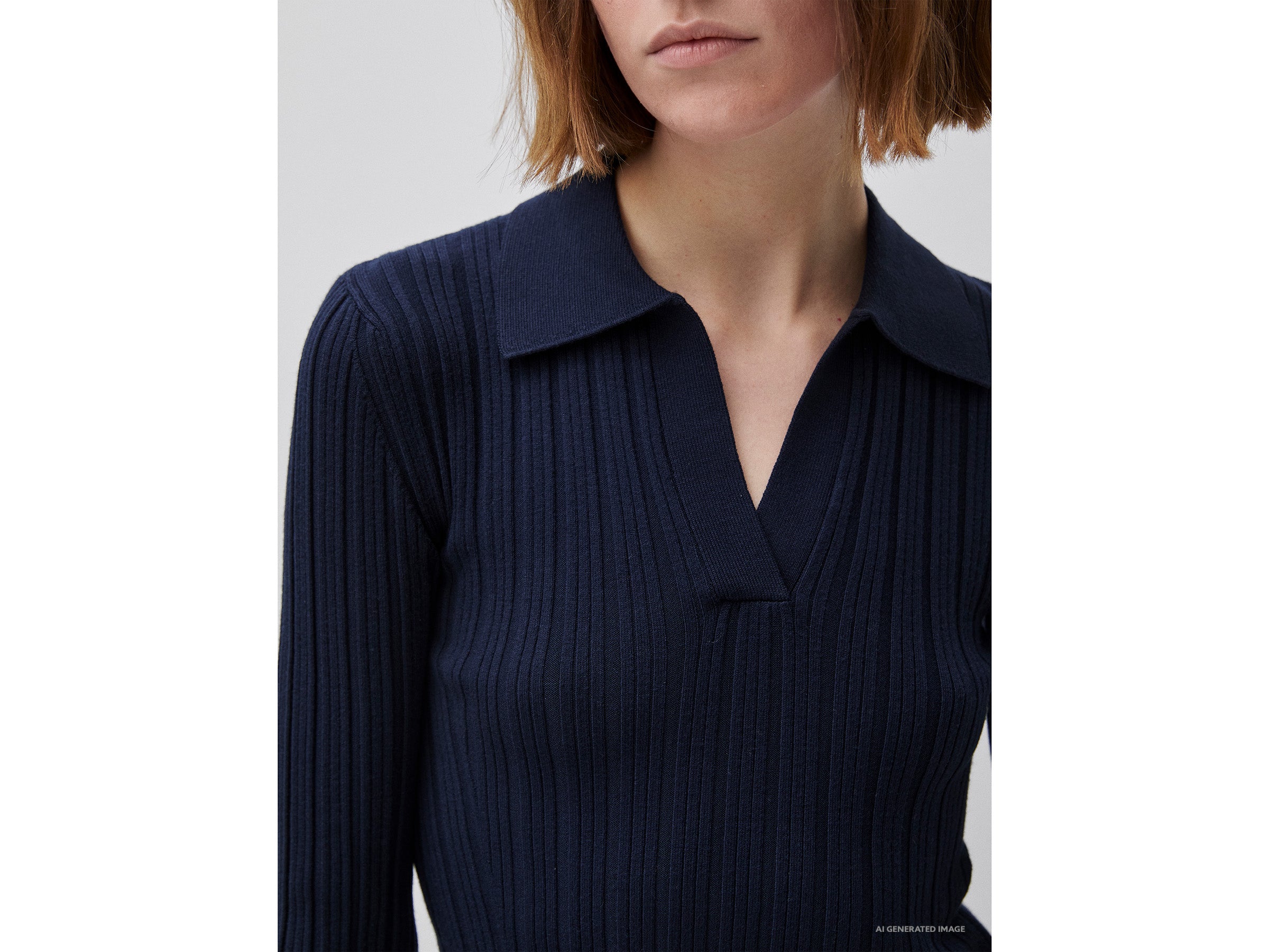 Camisola canelada com gola polo - ucb_image_FY