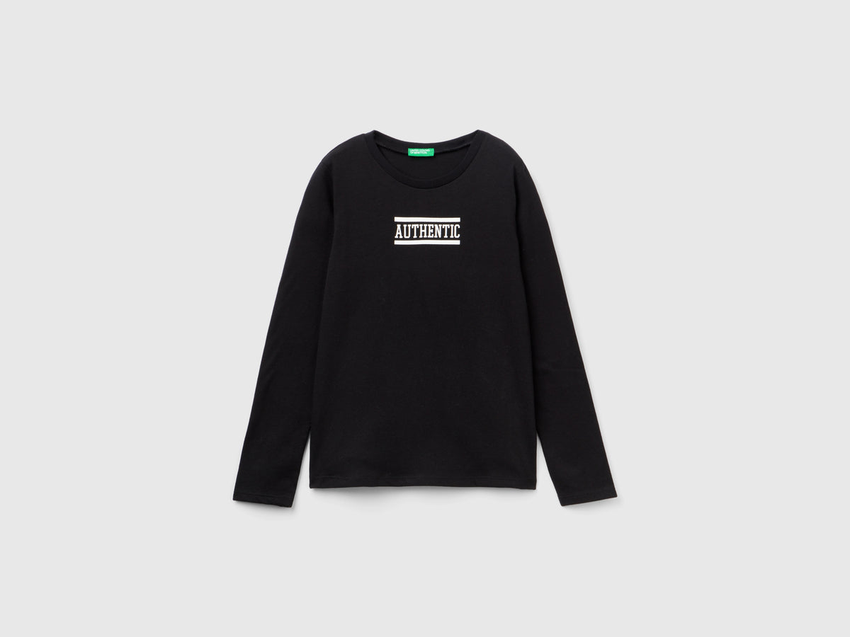 T-shirt com estampa lettering - ucb_image_FS