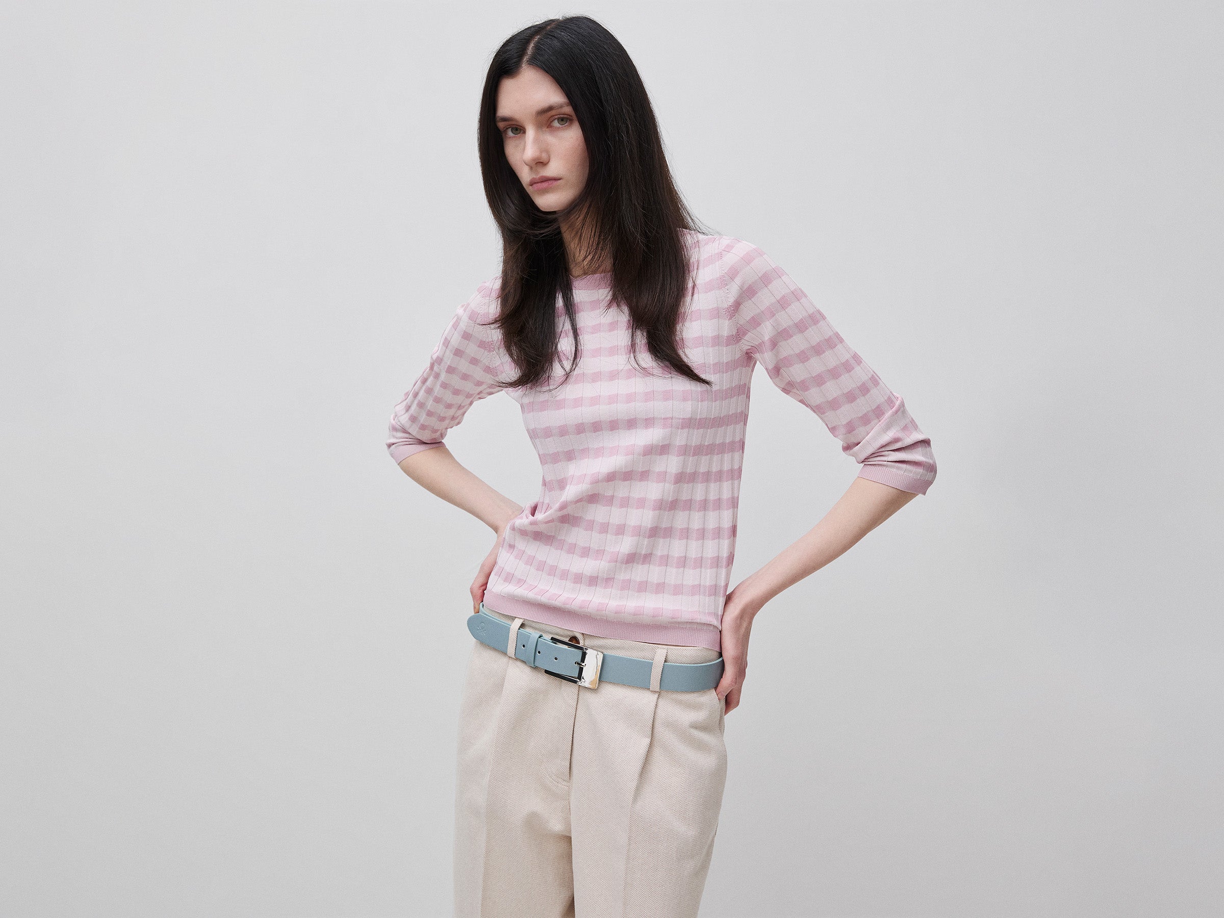 Camisola slim fit às riscas - ucb_image_F