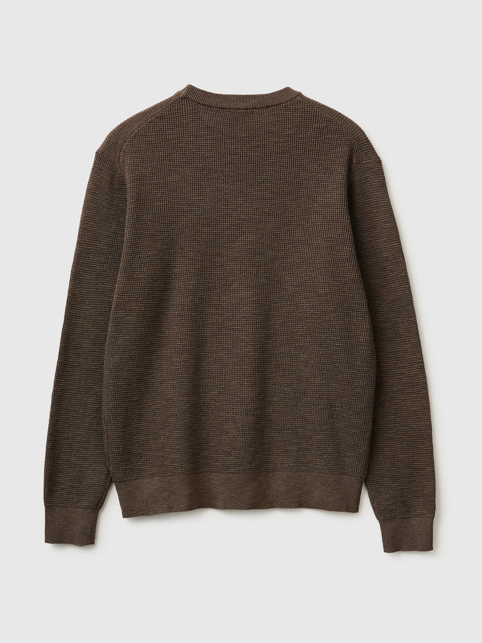 Crew neck sweater in linen blend - ucb_image_BS