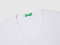 V-neck sweater in linen blend - ucb_image_DS1