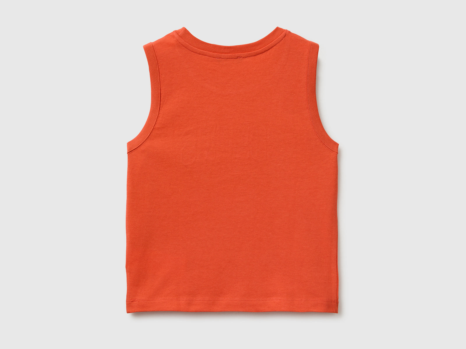 Organic cotton tank top with logo print - ucb_image_BS