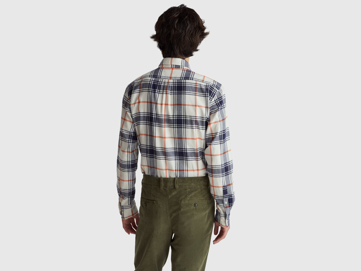 Camisa button down em flanela - ucb_image_B