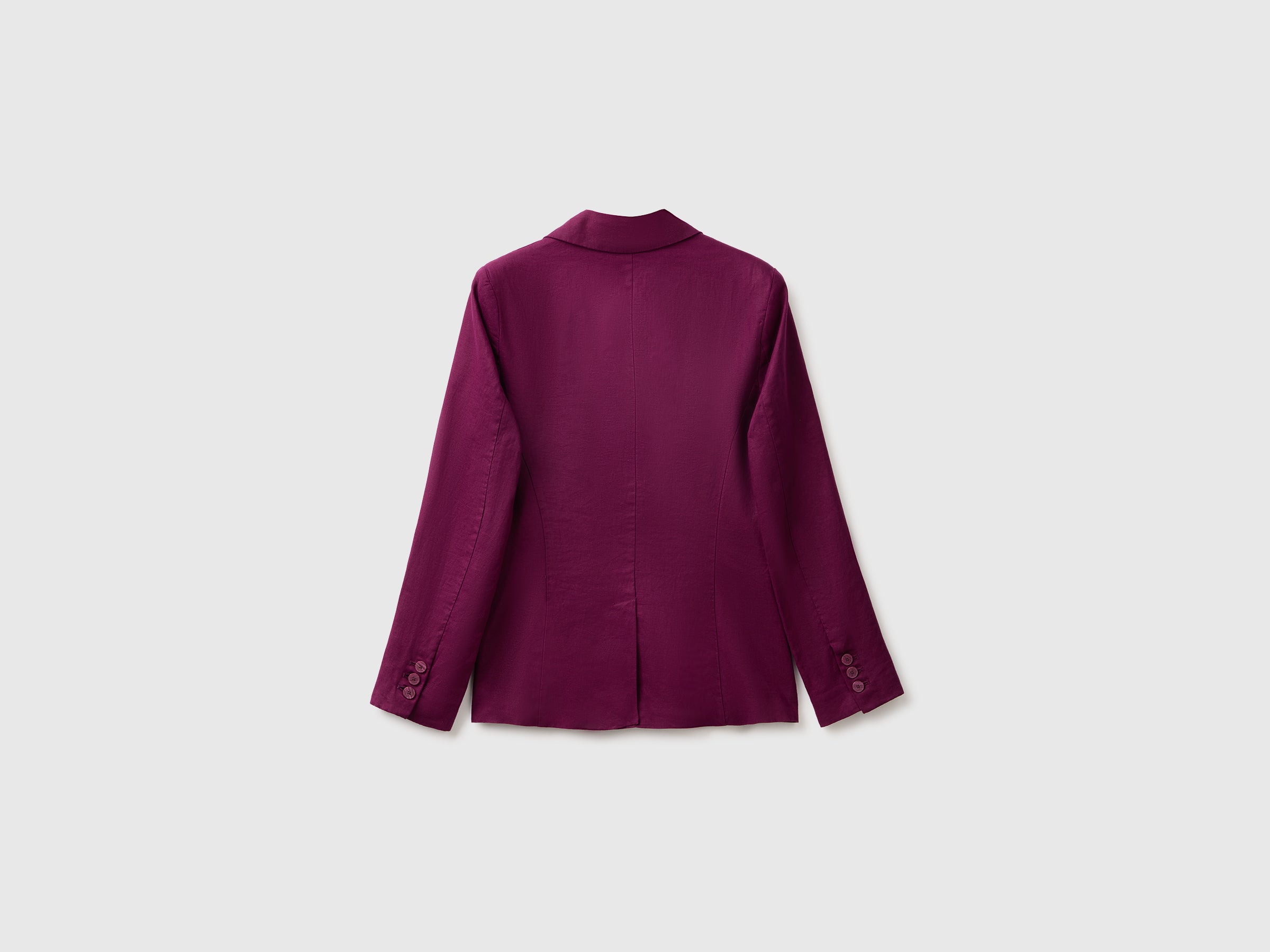 Blazer de abotoadura simples em linho puro - ucb_image_BS