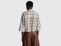 Camisa aos quadrados com folhos - ucb_image_B