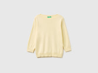 Light yellow sweater with boat neck - ucb_image_FS