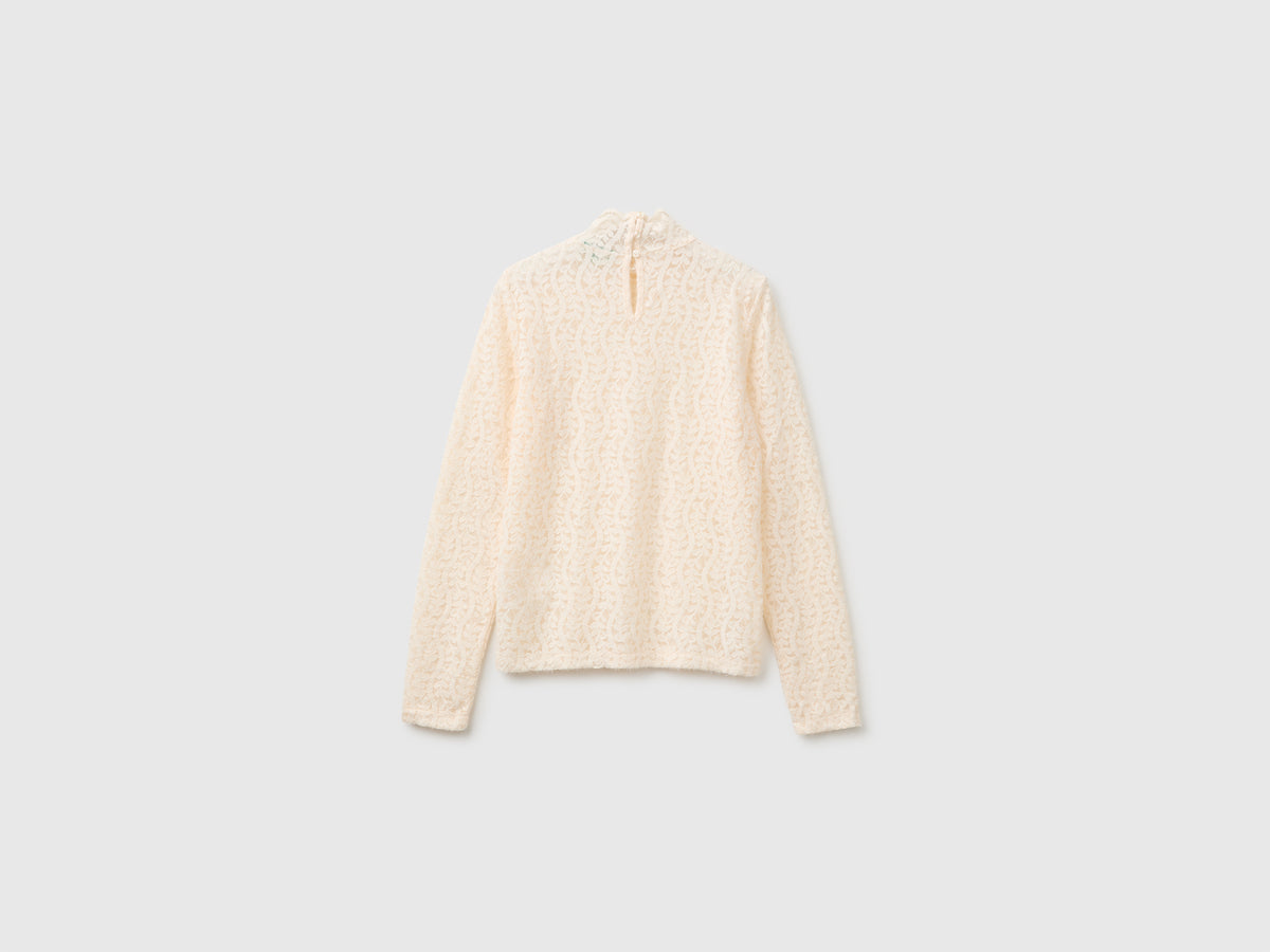 Blusa de gola alta em renda - ucb_image_BS
