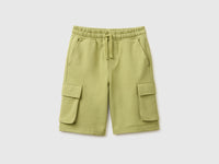 Fleece Bermuda shorts with pockets - ucb_image_FS