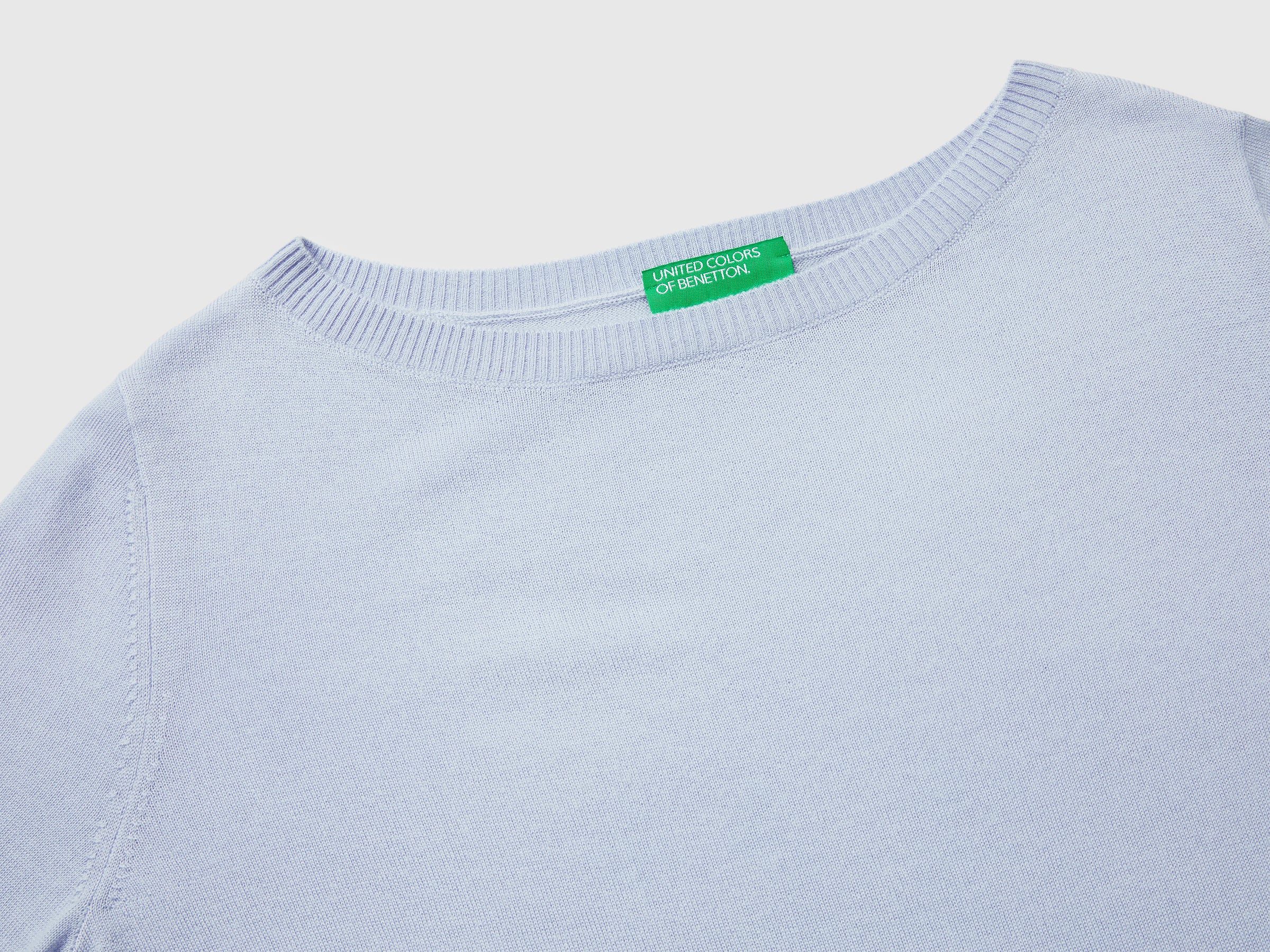 100% Merino wool boat neck sweater - ucb_image_DS1