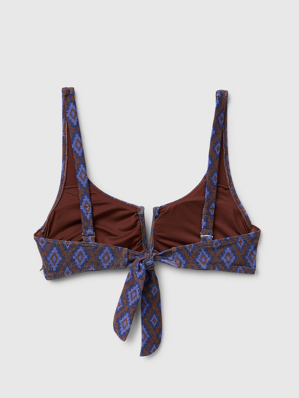 Soutien de biquíni com estampado étnico e lurex - ucb_image_BS