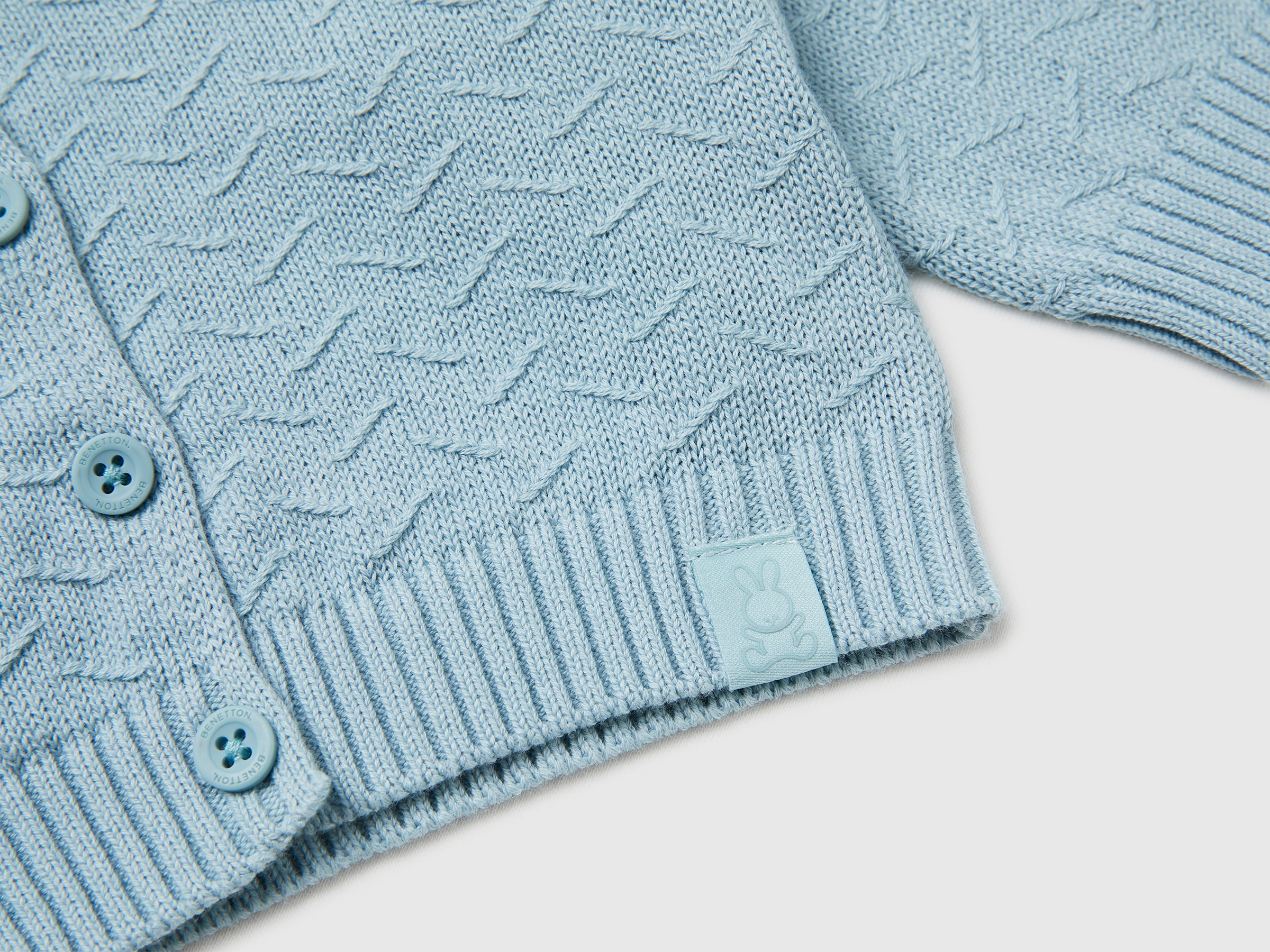 Organic cotton crew neck cardigan - ucb_image_DS1