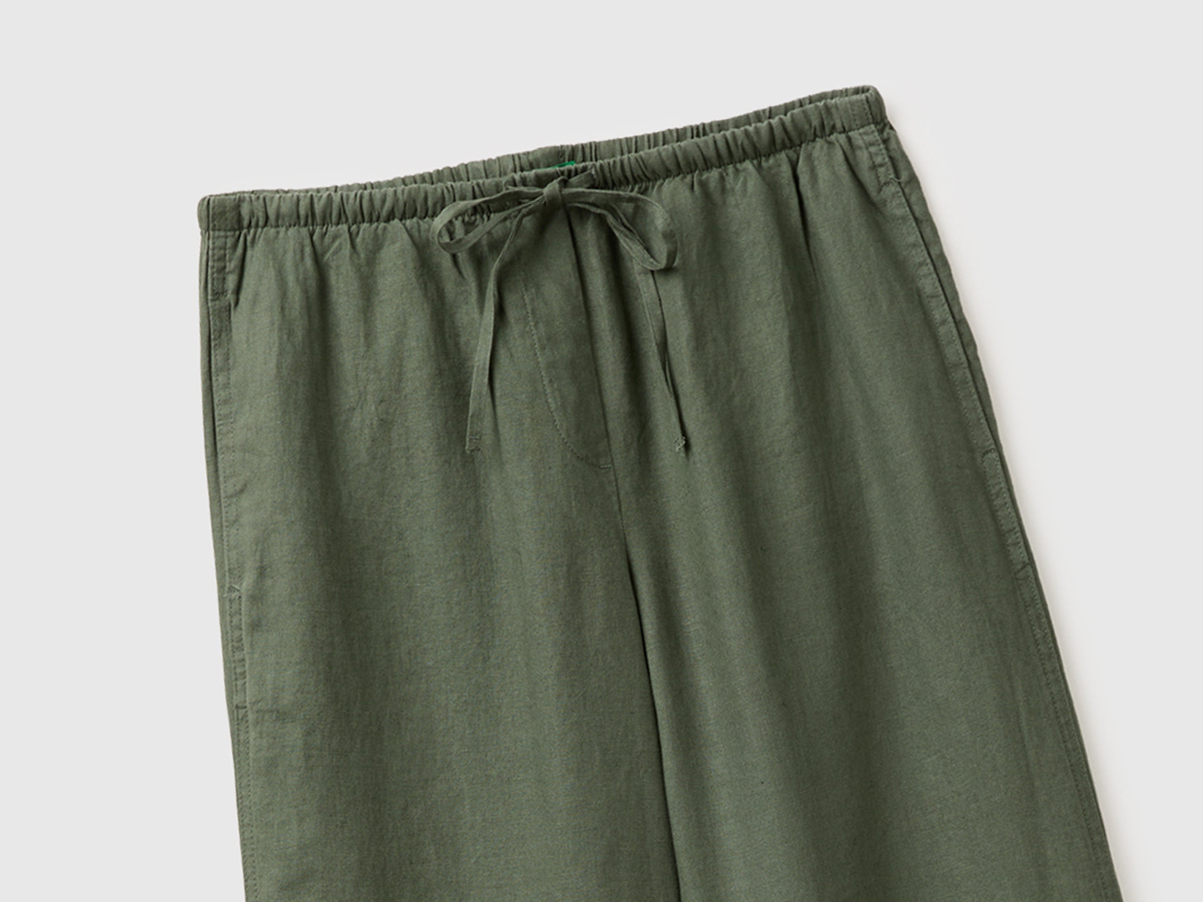 100% linen cuffed trousers - ucb_image_FY
