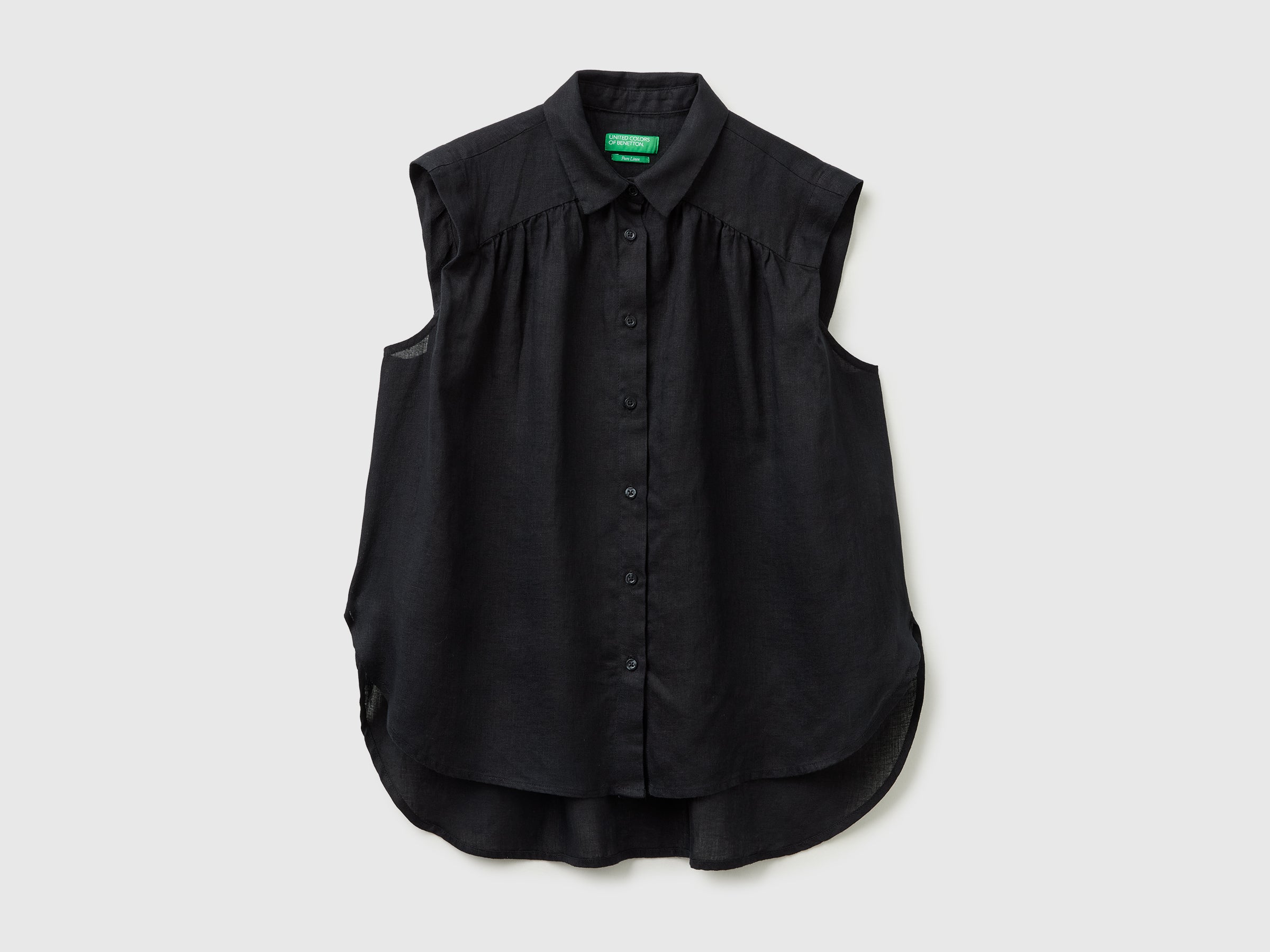100% linen sleeveless blouse - ucb_image_FS
