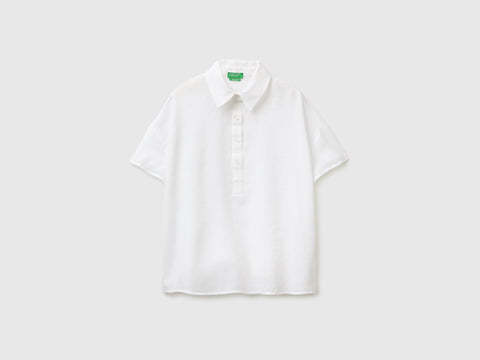 100% linen short-sleeved blouse - ucb_image_FS