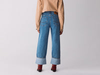 Jeans cropped com dobra lavagem clara - ucb_image_B