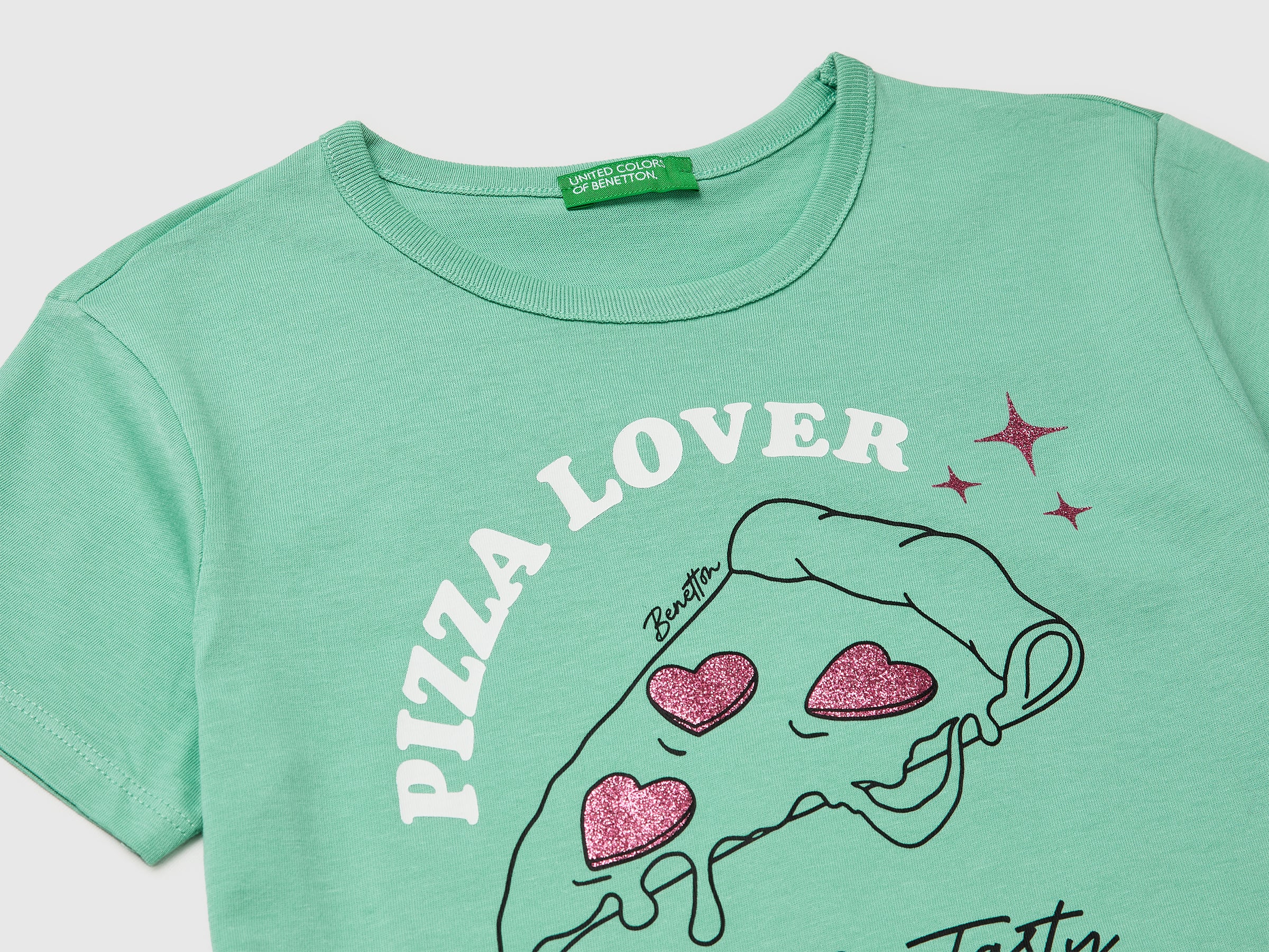 T-shirt with print and glitter - ucb_image_DS1