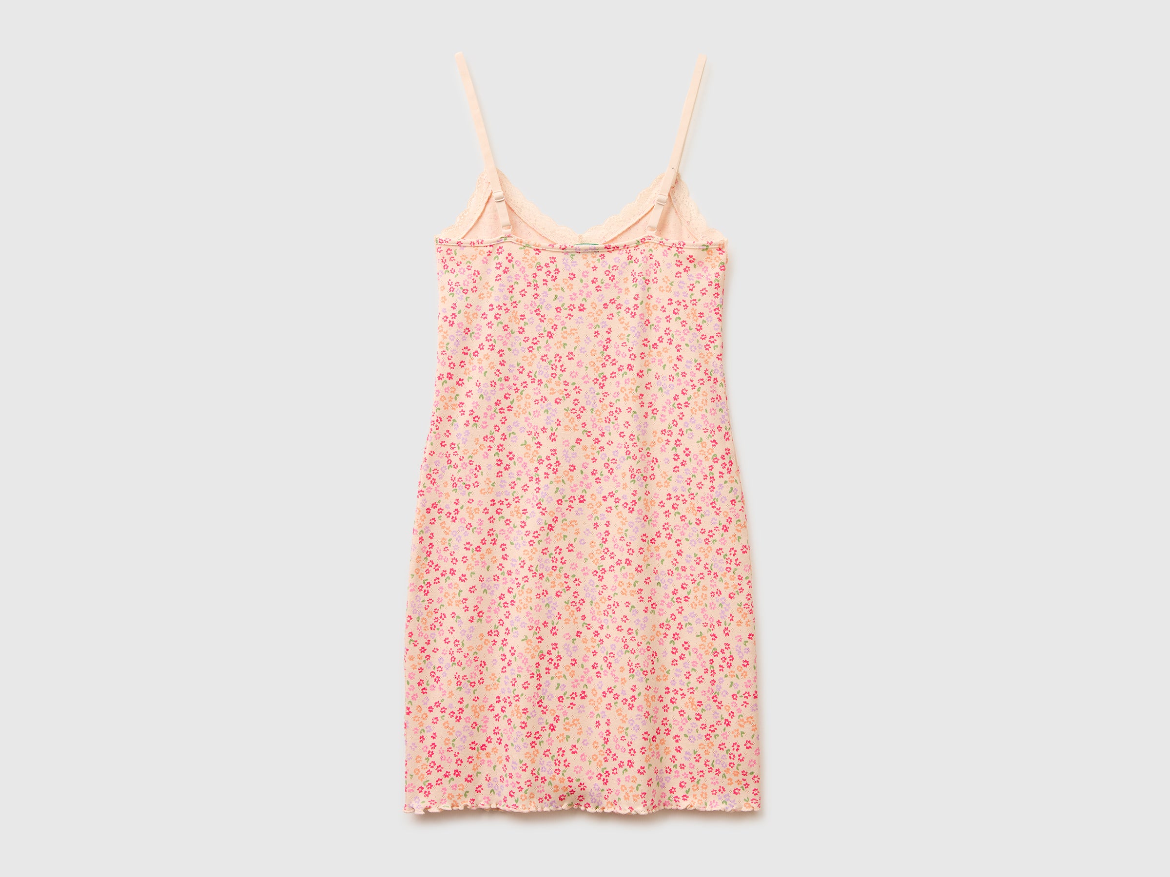 Patterned nightgown with shoulder straps - ucb_image_BS