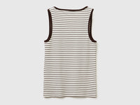 Striped tank top in pure cotton - ucb_image_BS