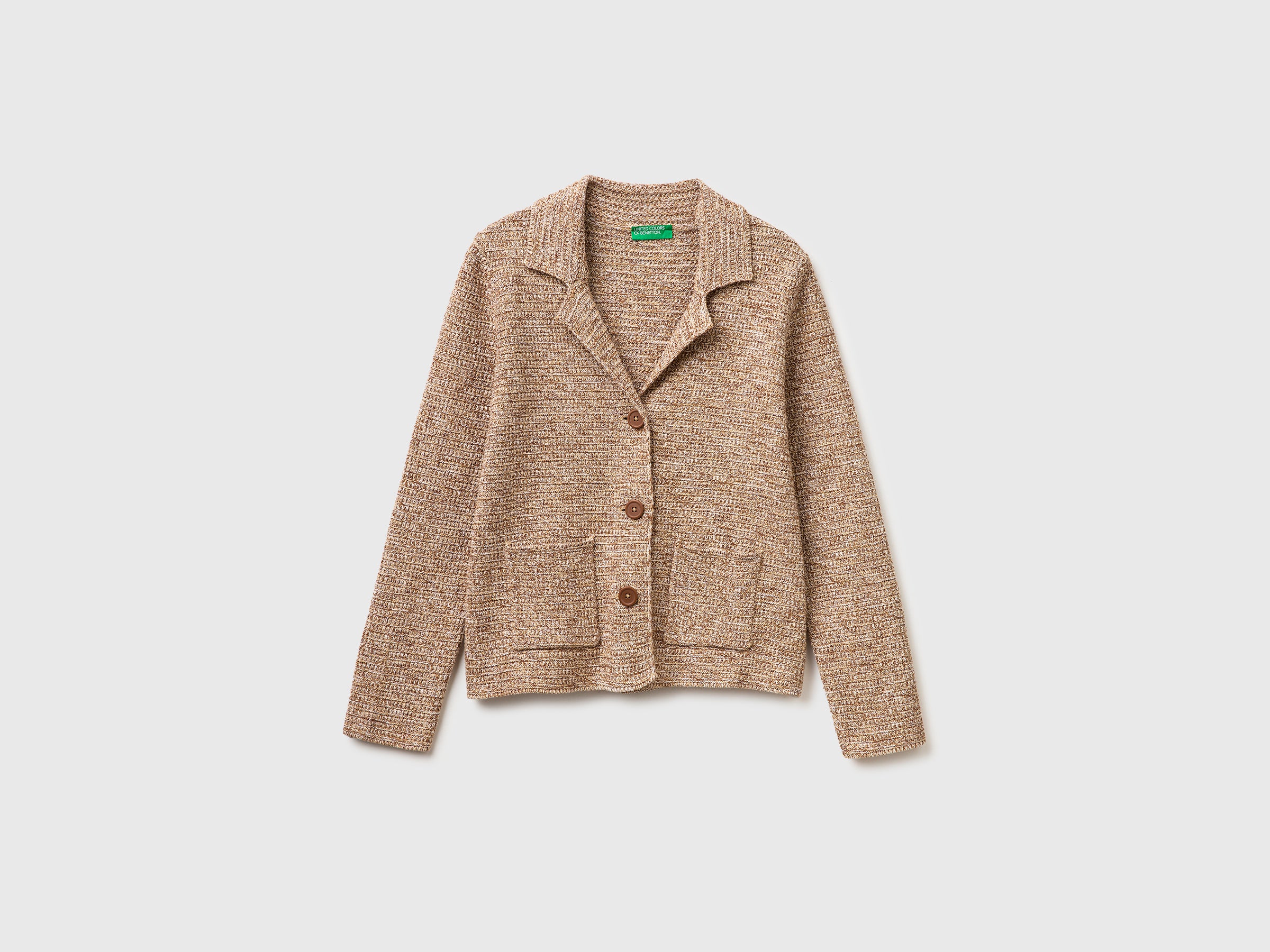 100% cotton knit blazer - ucb_image_FS