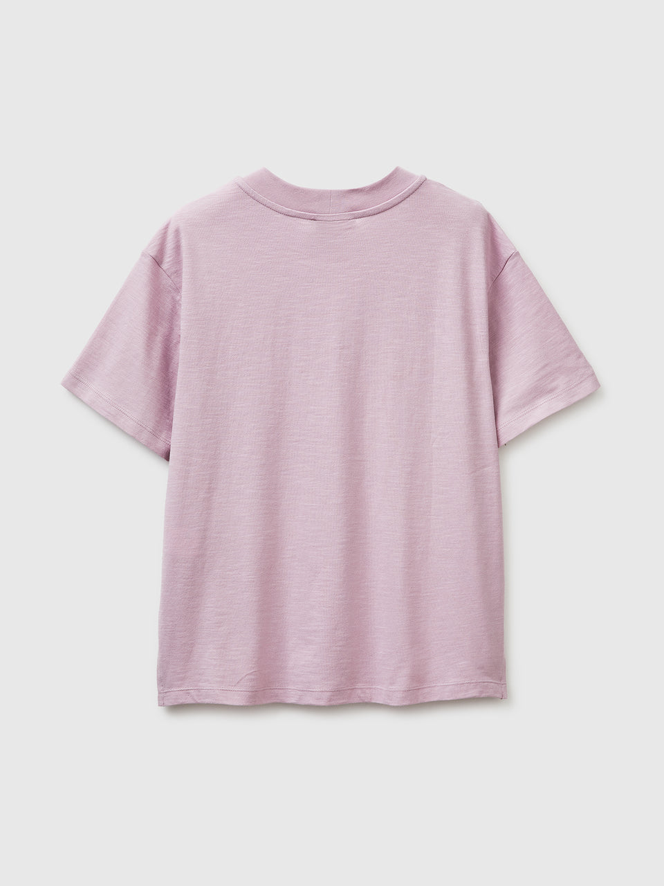 T-shirt de gola redonda em algodão leve - ucb_image_BS