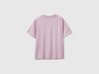 T-shirt de gola redonda em algodão leve - ucb_image_BS