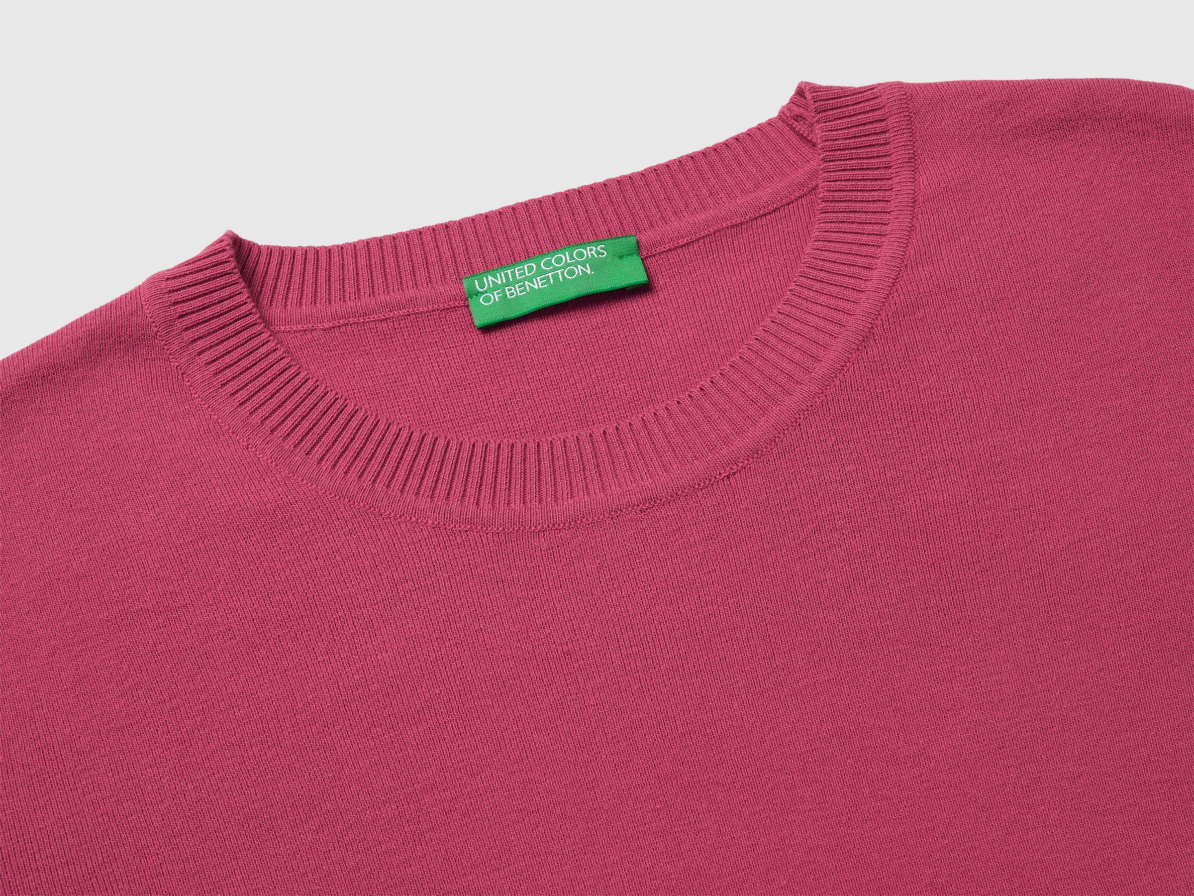 Plum sweater in cotton tricot - ucb_image_DS1