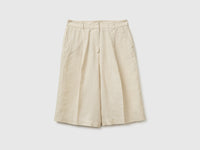 100% linen Bermuda shorts - ucb_image_FS