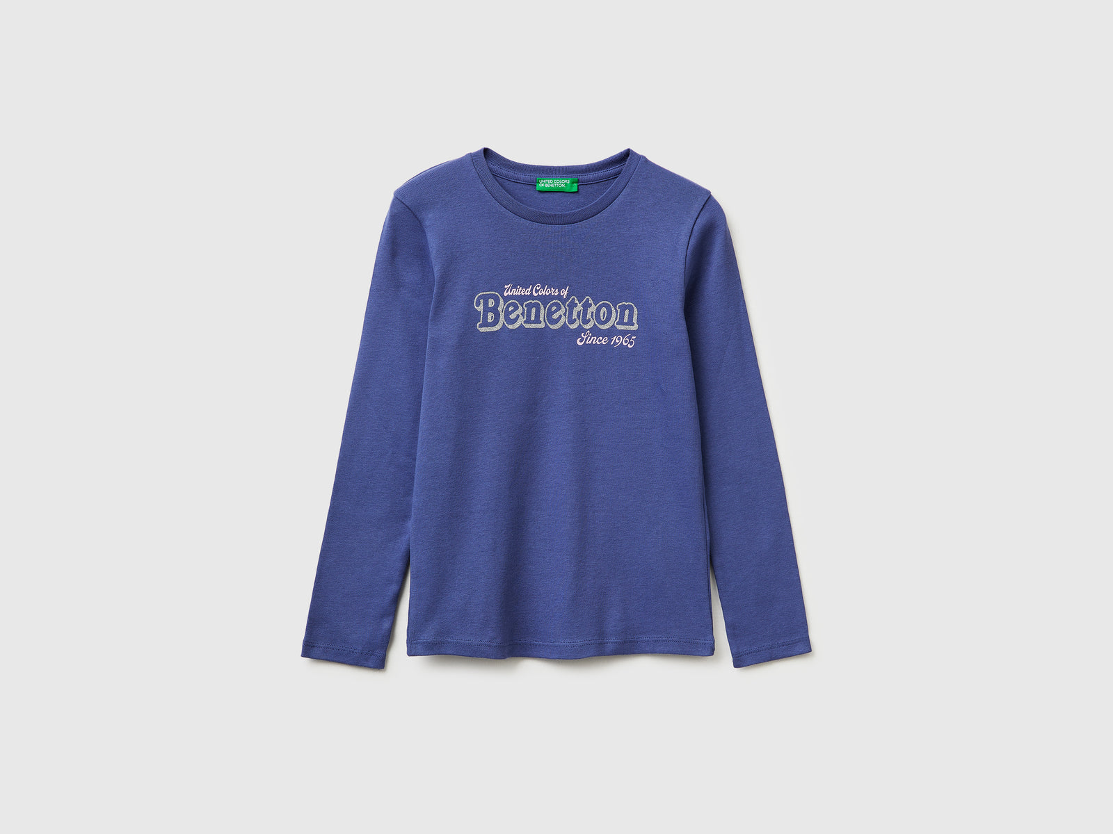 T-shirt with glittery logo in organic cotton - ucb_image_FS