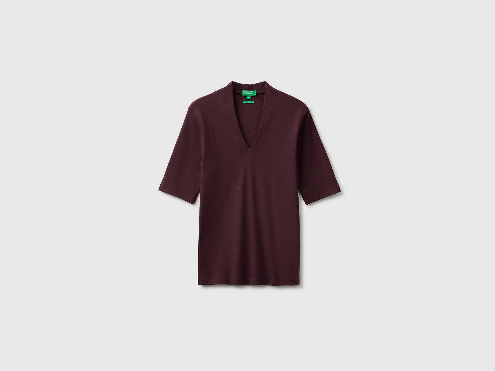 T-shirt slim fit em algodão de fibra longa - ucb_image_FS