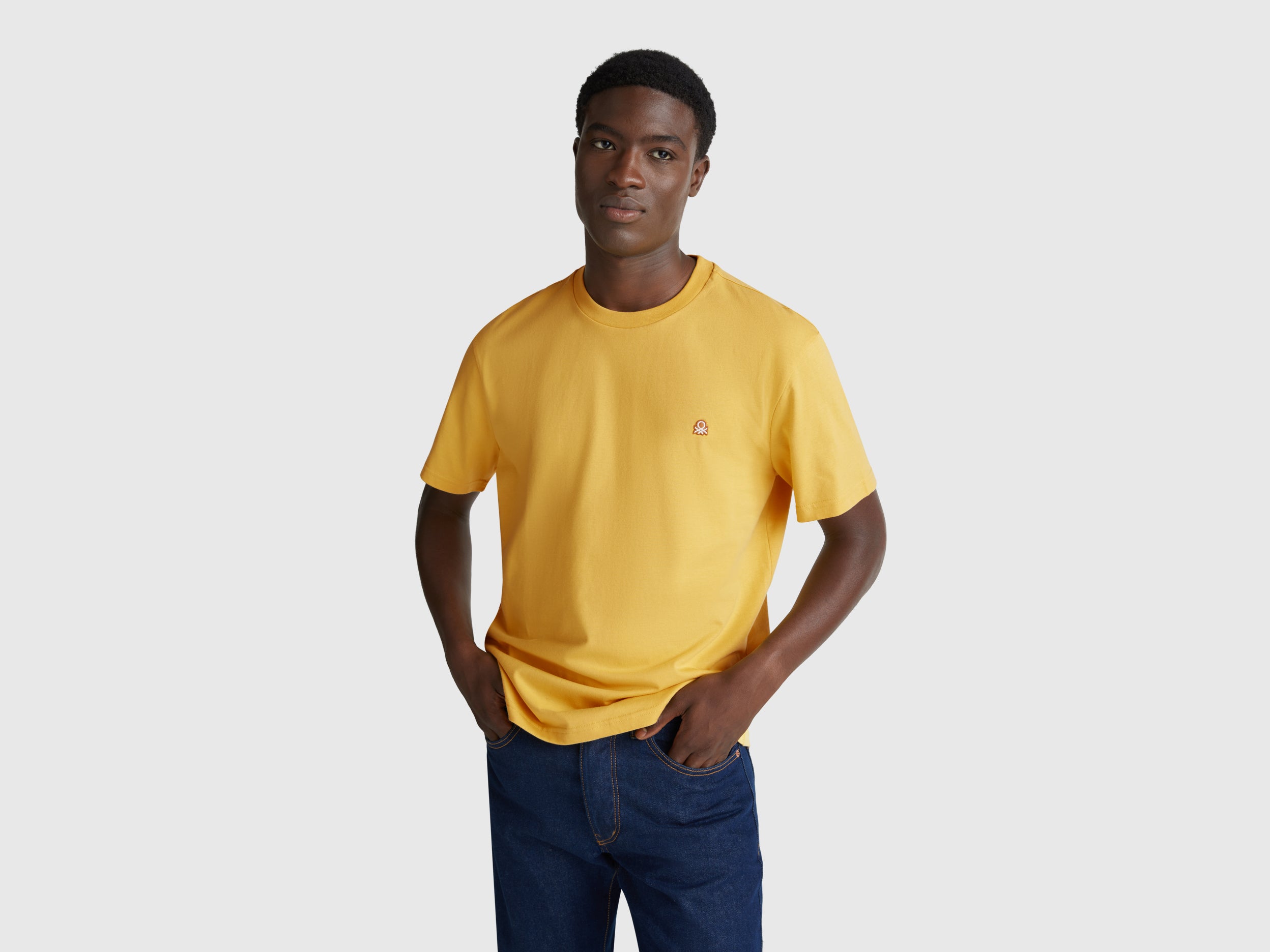 T-shirt básica de algodão  - ucb_image_F