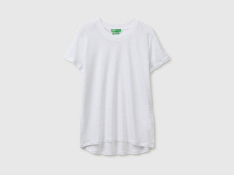 Crew neck T-shirt in pure linen - ucb_image_FS