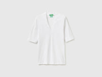 T-shirt slim fit em algodão de fibra longa - ucb_image_FS