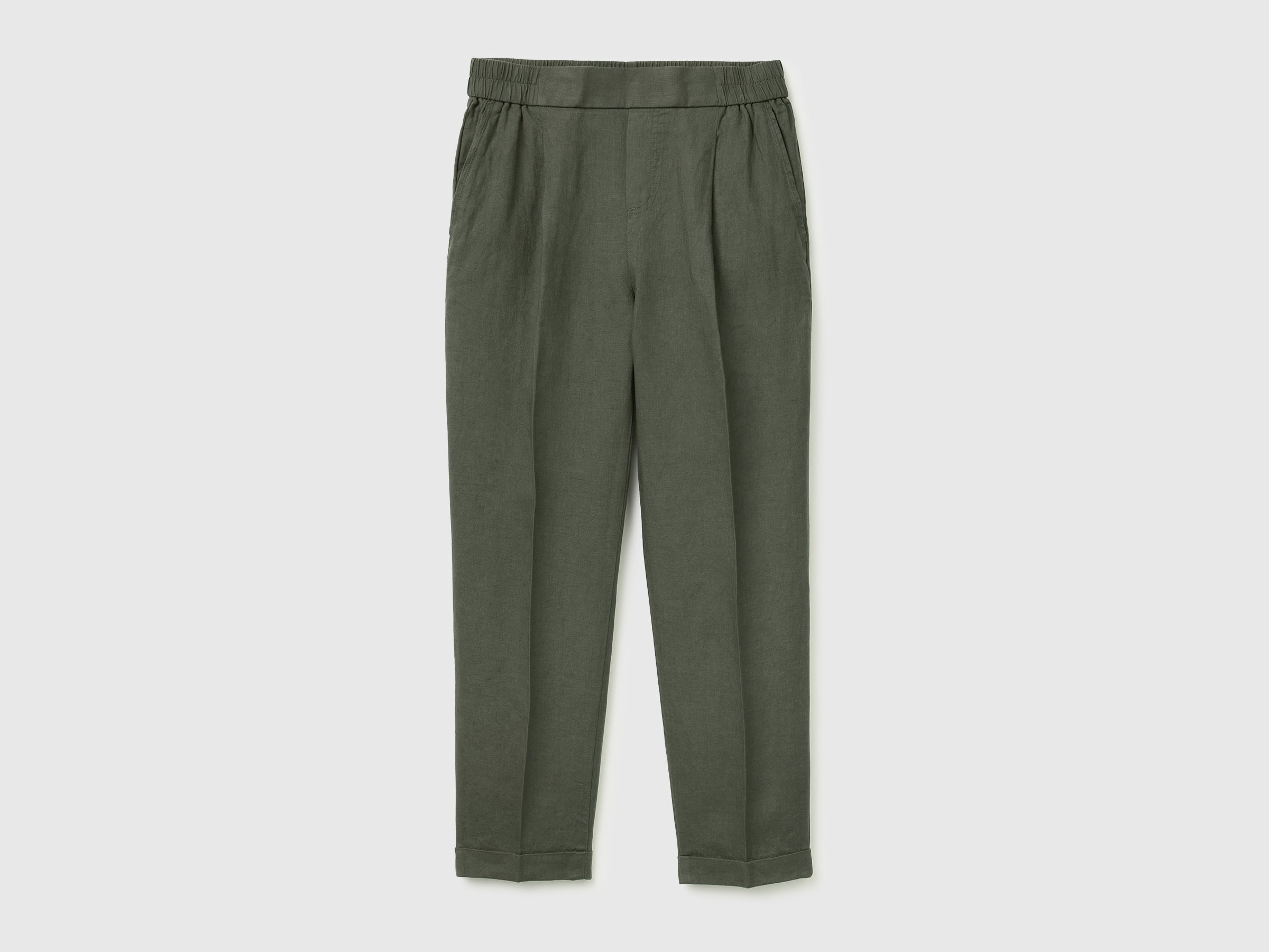 100% linen cigarette trousers - ucb_image_FS