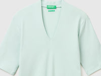 T-shirt slim fit em algodão de fibra longa - ucb_image_DS1
