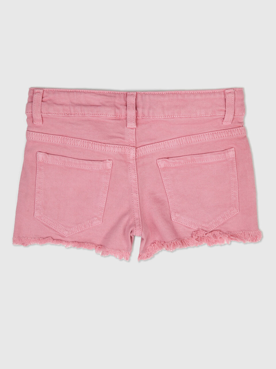 Star Emb Colored Denim Shorts image number 2