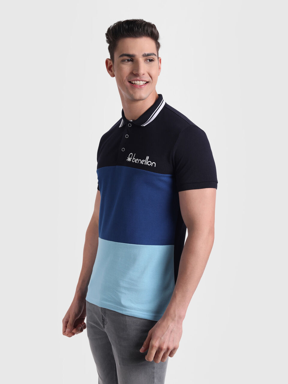 Color Block Polo image number null