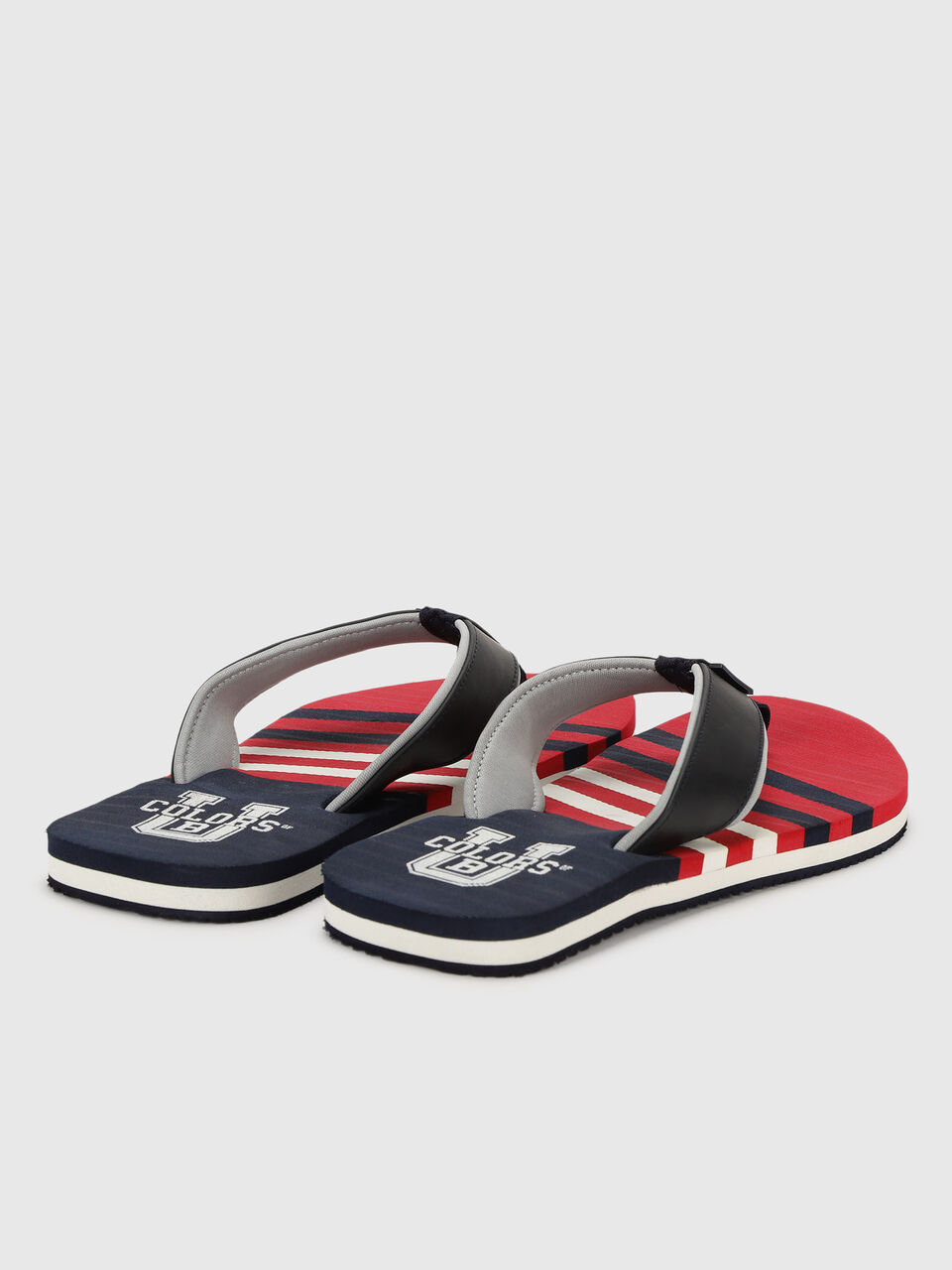 Broad strap flip flops image number null