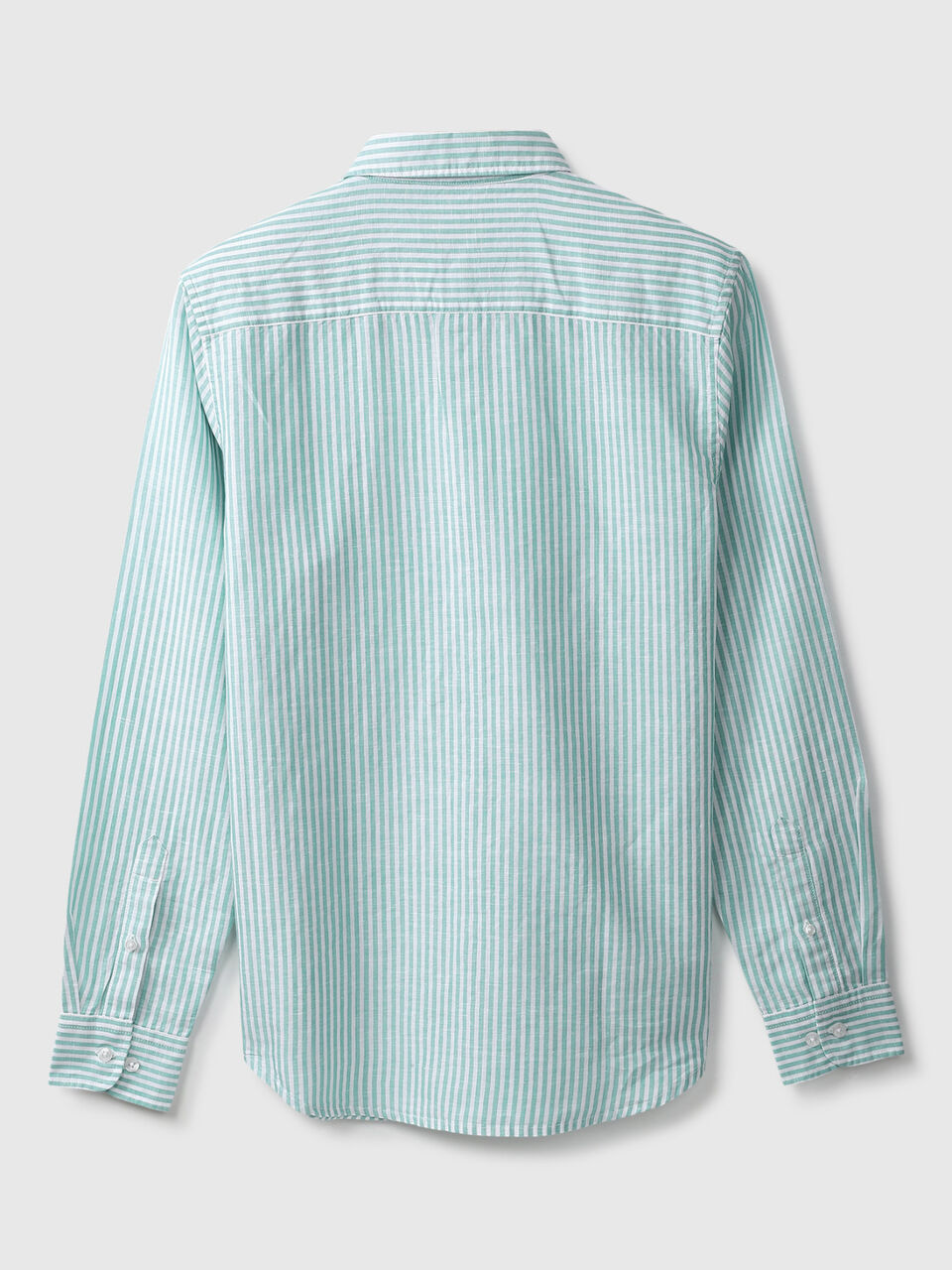 F/S COTTON LINEN STRIPE SHIRT image number 2