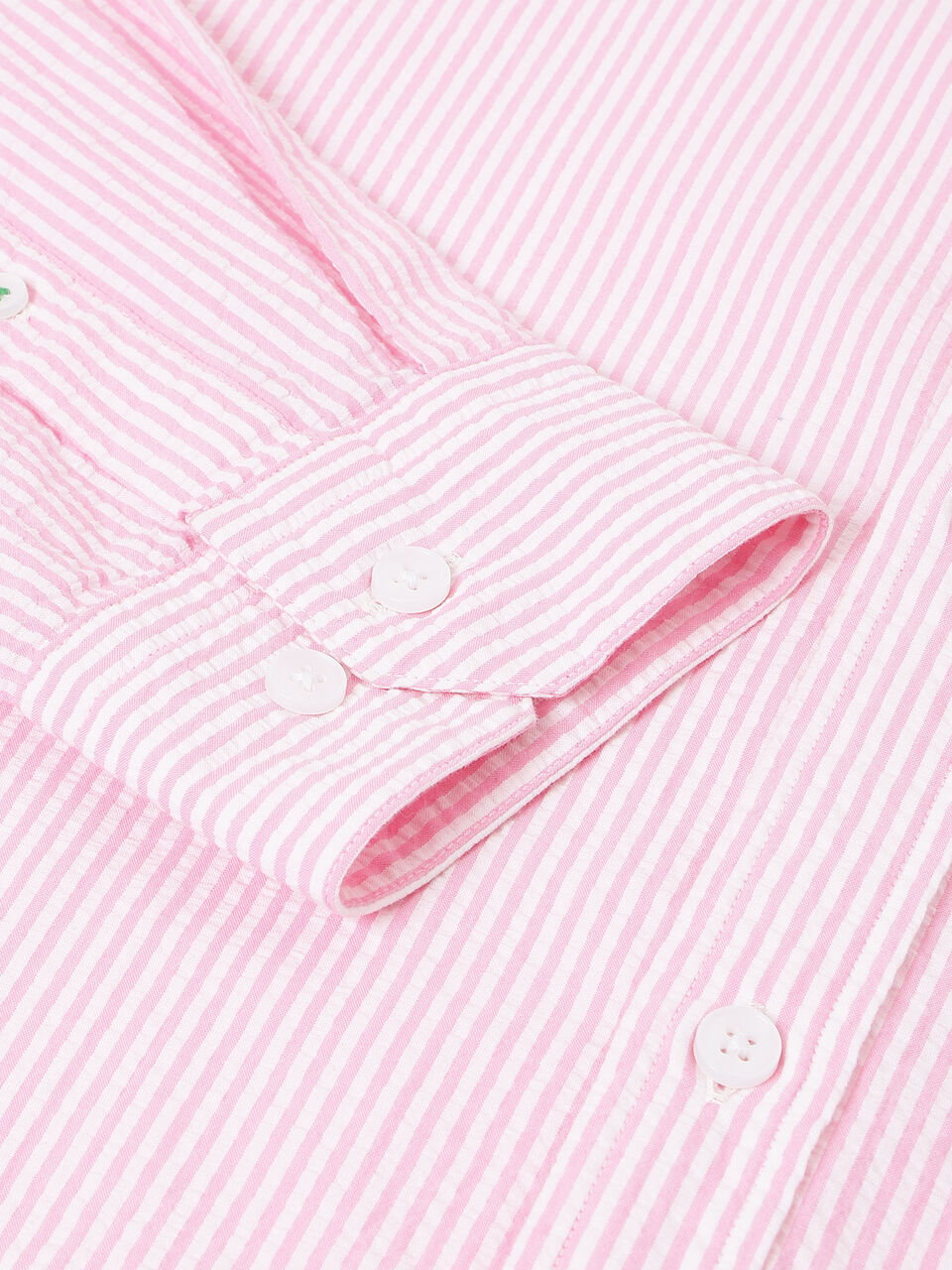 F/S SEER SUCKER STRIPE SHIRT image number null