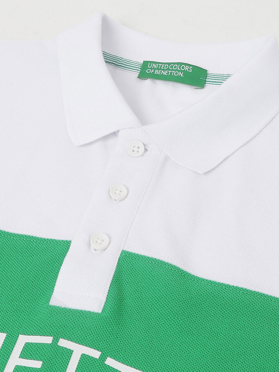 COLOR BLOCK BRANDED PIQUE POLO image number null