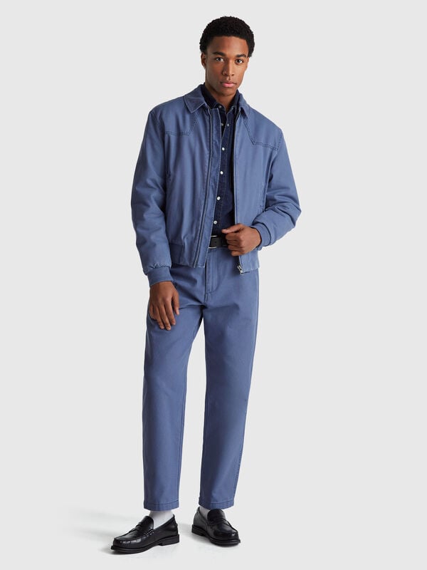 Trousers in pure linen Men