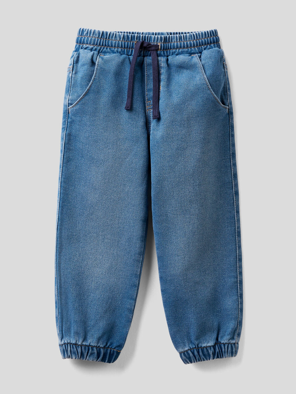 Denim-look sweat joggers image number 1